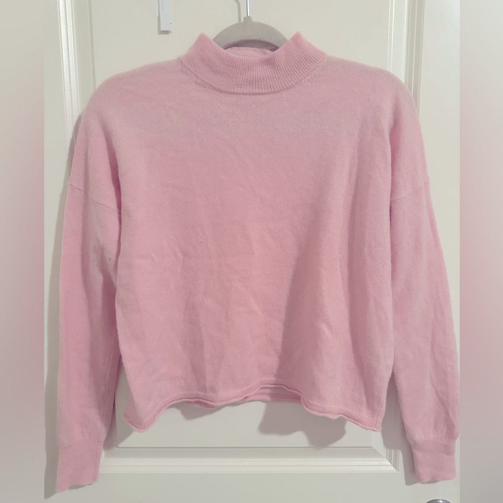 *Madewell* 100% Cashmere Oink Crew Neck Sweater